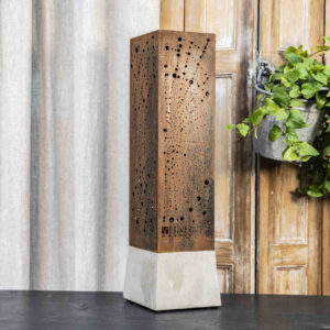 Lampa Ogrodowa Pajęczyna Corten 62cm